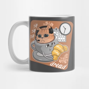 Embrace the Existential Dread Cat Mug